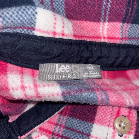 Lee Soft Plaid Button Down - Pink and Blue - Picture 2 of 2